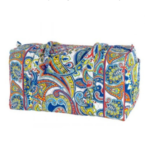 Vera Bradley Handbags - Vera Bradley Marina Paisley Large Duffel